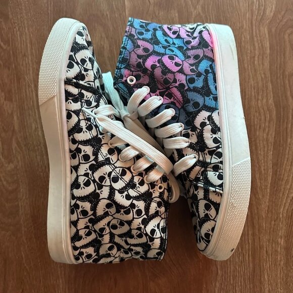 Disney Shoes - Disney Nightmare Before Christmas Jack Skeleton High Top Sneakers Size 8